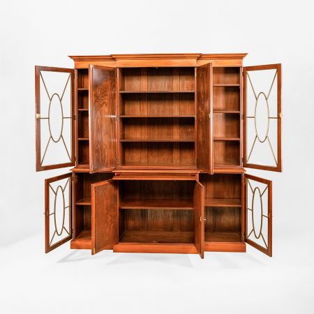 Edwardian Breakfront Bookcase