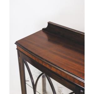 Edwardian Display Cabinet, Vitrine, China Cabinet, Bücherschrank
