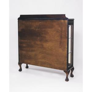 Edwardian Display Cabinet, Vitrine, China Cabinet, Bücherschrank