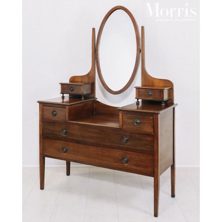 Edwardian Dressing Table, Spiegelkommode, ca. 1900, Mahagoni