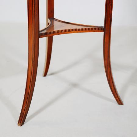 Mahagoni Blumenständer, Antique Plant Stand King Edward VII