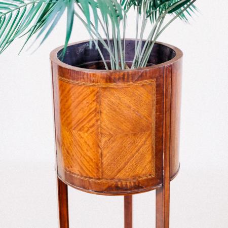Mahagoni Blumenständer, Antique Plant Stand King Edward VII
