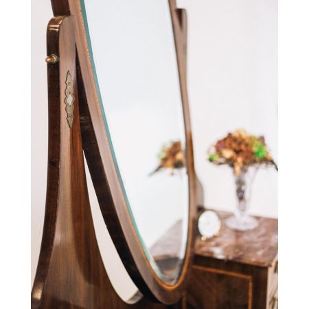 Antik Edwardian Spiegelkommode, Dresser, Standspiegel, ca.1910