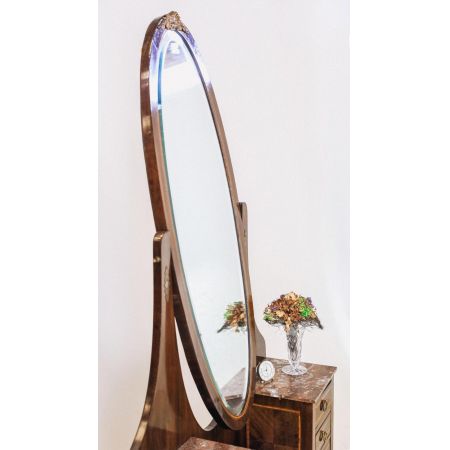 Antik Edwardian Spiegelkommode, Dresser, Standspiegel, ca.1910