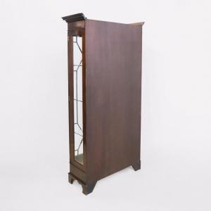 Edwardian Style Display Cabinet, Vitrine, Regal mit Glas Einlegeböden, Regency Verglasung