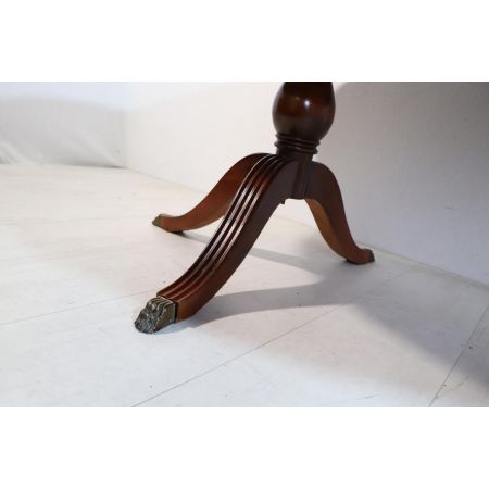 Eleganter ausziehbarer Esstisch - D-End Table / Two Pillar Table - in Mahagoni, englisch