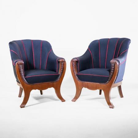 Biedermeier Sessel Paar