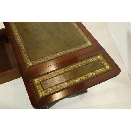 Englischer Drop Leaf Harp Table, vergrößerbarer Beistelltisch