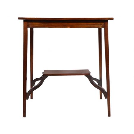 Antiker englischer Lamp Table / Lampentisch mit tollen Intarsien, in hellem Mahagoni, ca. 1900
