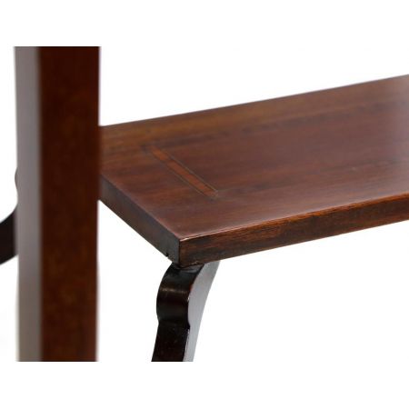 Antiker englischer Lamp Table / Lampentisch mit tollen Intarsien, in hellem Mahagoni, ca. 1900