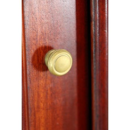 Englischer Mahagoni Eckschrank mit Verglasung im Regency Stil - sofort lieferbar