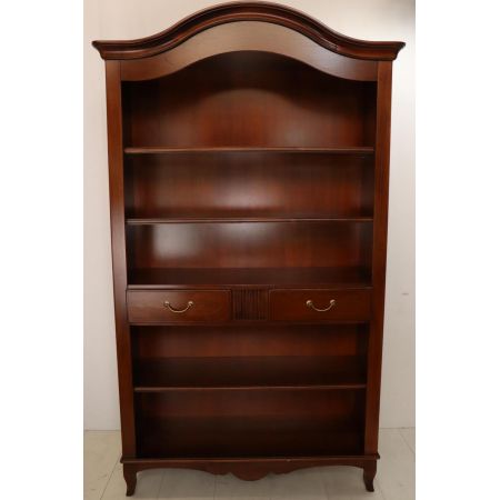 Bücherregal im Queen Anne Stil, in Mahagoni