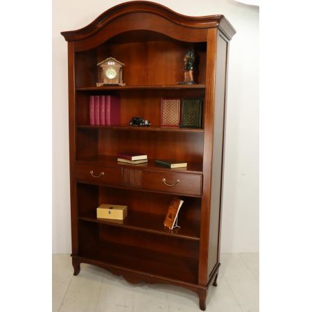 Bücherregal im Queen Anne Stil, in Mahagoni