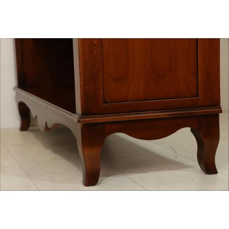 Bücherregal im Queen Anne Stil, in Mahagoni