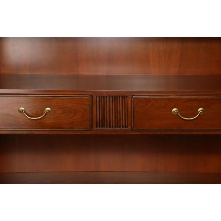 Bücherregal im Queen Anne Stil, in Mahagoni