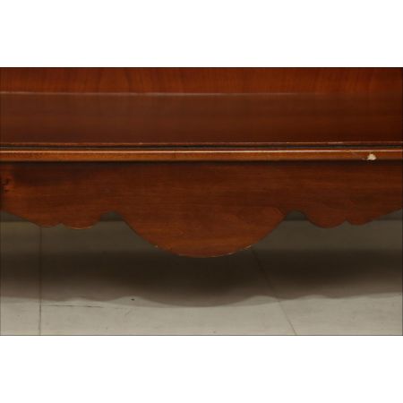 Bücherregal im Queen Anne Stil, in Mahagoni