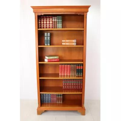 Englisches Bücherregal in Eibe, verstellbare Böden, sofort lieferbar