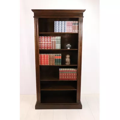 Englisches Bücherregal mit verstellbaren Böden, Eiche