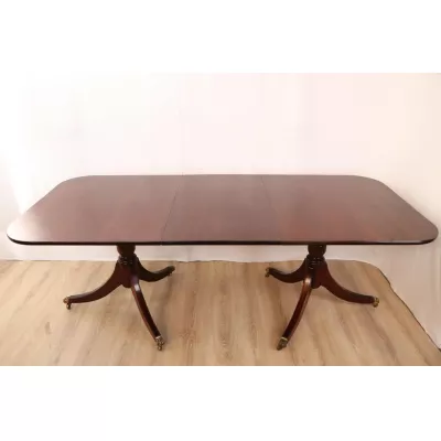 Esstisch Mahagoni Edwardian D-End Dinning Table