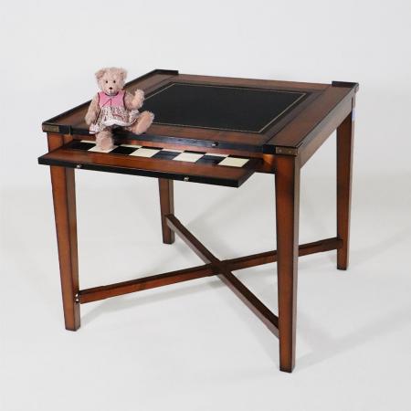 Filigraner Spieltisch aus Kirschholz, exklusives Vintage-Design -sofort lieferbar