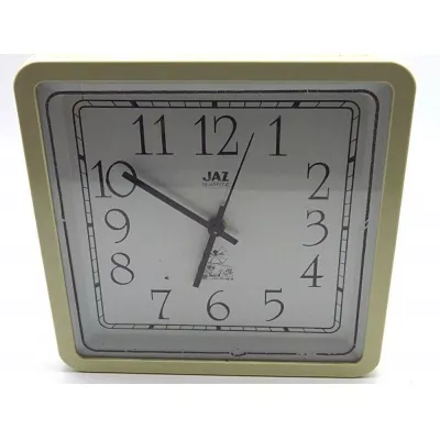 Französische JAZ Wanduhr, quadratisch