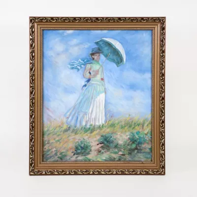Frau mit Regenschirm Gemälde, Claude Monet