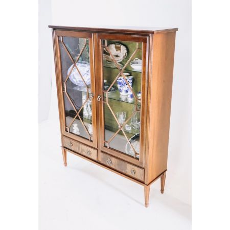 Glasvitrine  Showcase China Cabinet Mahagoni