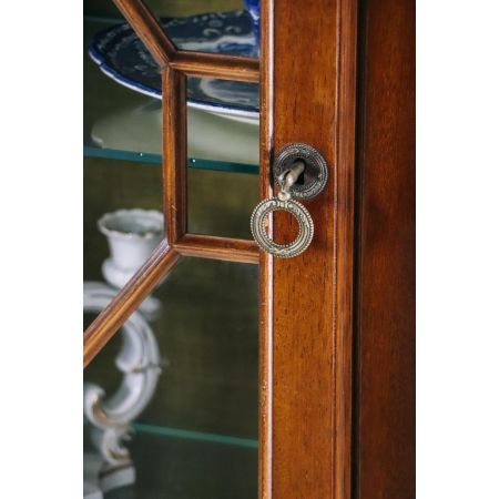 Glasvitrine  Showcase China Cabinet Mahagoni