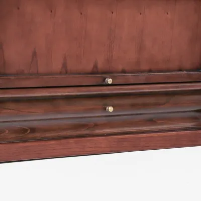 Englisches Barrister Bookcase mit Sockelschublade
