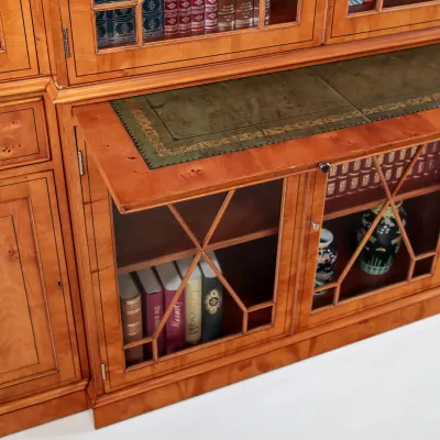 Edwardian Style Breakfront Bookcase