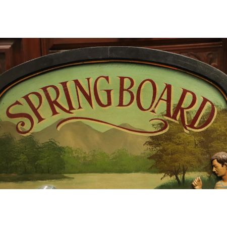 Handbemaltes Vintage Sprungbrett