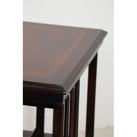 Handgefertigtes Mahagoni Revolving Bookcase "Smethwick" mit feiner Intarsie