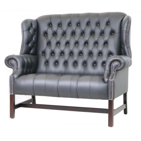 Chesterfield Sofa"Hawkins Buttonseat" 2-Sitzer Original englisch