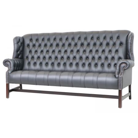 Chesterfield Sofa "Hawkins Buttonseat" 4-Sitzer Original englisch