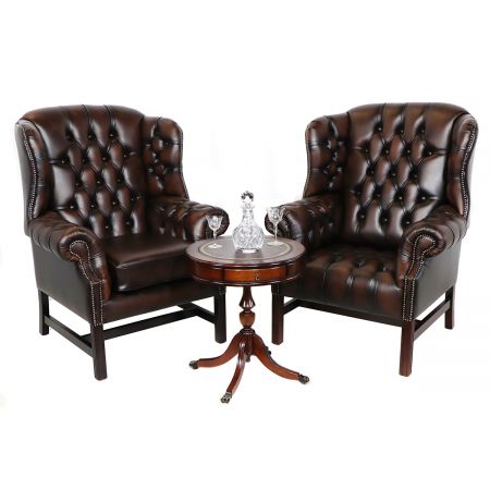 Chesterfield Ohrensessel "Hawkins Wing Chair"