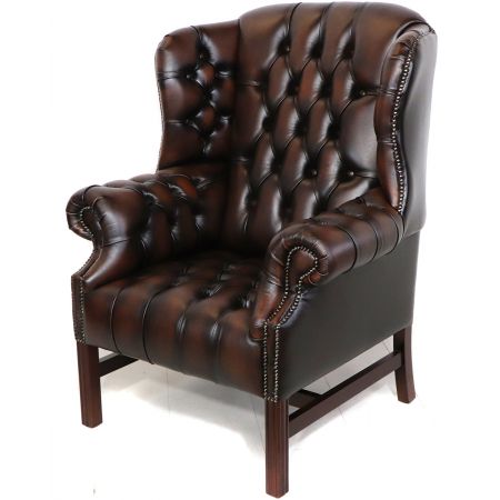 Chesterfield Ohrensessel "Hawkins Wing Chair"