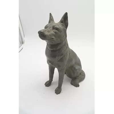 Hund Figur aus Metall