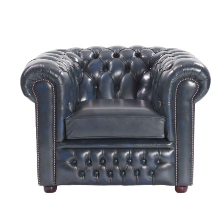 Chesterfield Ledersessel, Original englischer "London Classic" Sessel