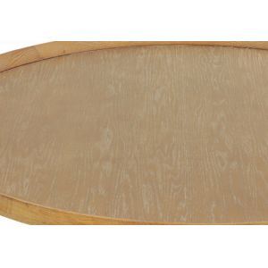 Runde Sofatisch aus massivem Holz