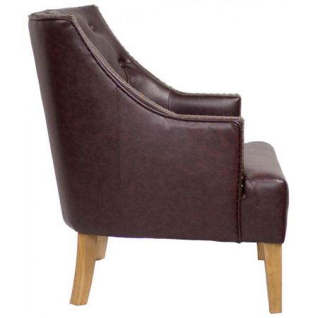 Stilvoller Retro Clubsessel "Capiton", französisch - sofort lieferbar