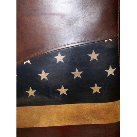 Herrlicher französischer Clubsessel Ledersessel Echtleder "Amerique"