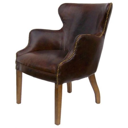 Attraktiver französischer Ledersessel Echtleder "Invitation"