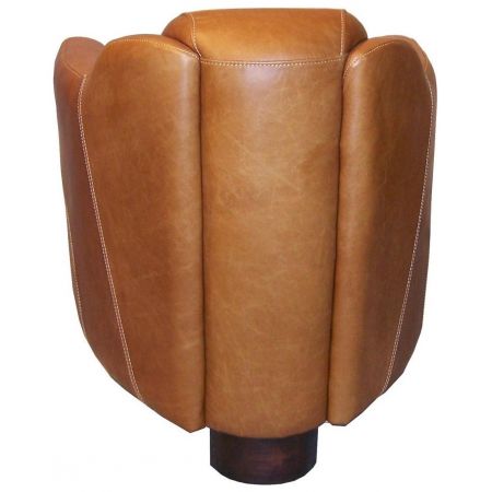 Klassischer französischer Clubsessel Ledersessel Echtleder "Bright Gent"