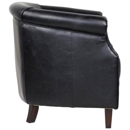 Original französischer Ledersessel Echtleder "Oxford"