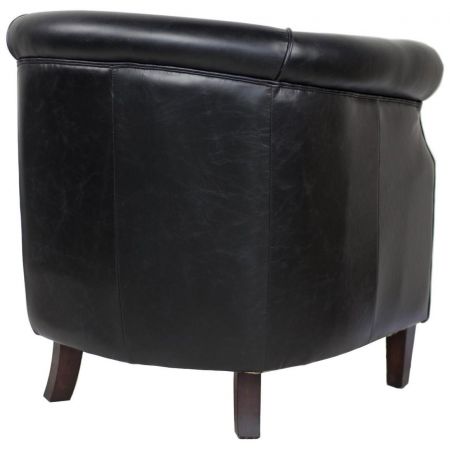 Original französischer Ledersessel Echtleder "Oxford"