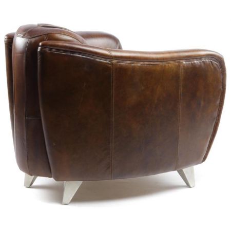 Vintage Sessel Ledersessel französisch Clubsessel "Sporster"