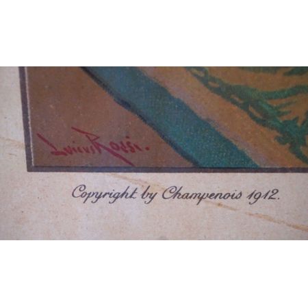 Antiker Druck "Matinée Musicale" Frankreich 1912