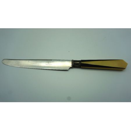 Komplettes Art Déco Messerset im Case