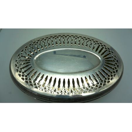 versilberter Tischwärmer Stove aus Frankeich