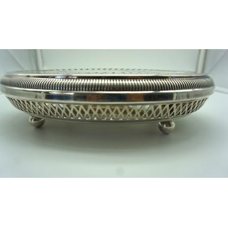versilberter Tischwärmer Stove aus Frankeich